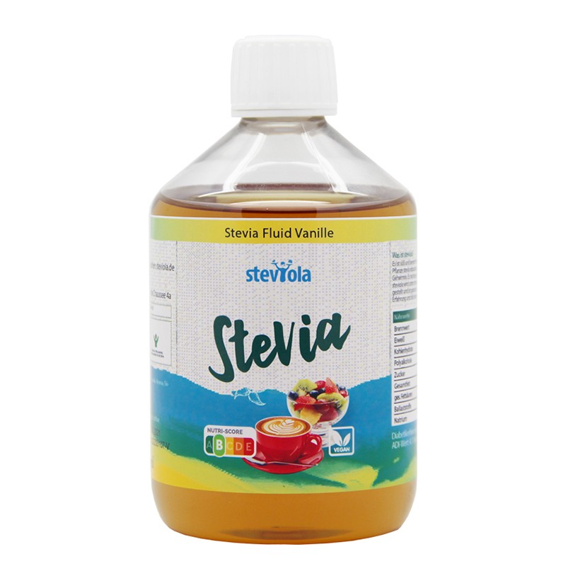 Течна стевия с аромат на ванилия - Steviola, 500 ml