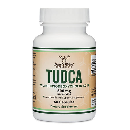 TUDCA (Tauroursodeoxycholic acid) / Тауроурсодезоксихолова киселина, 500 mg, 60 капсули Double Wood - BadiZdrav.BG