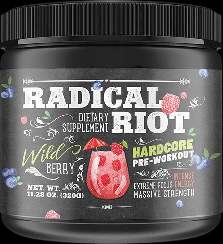 Radical Riot V3 Hardcore Pre Workout - Горски плодове