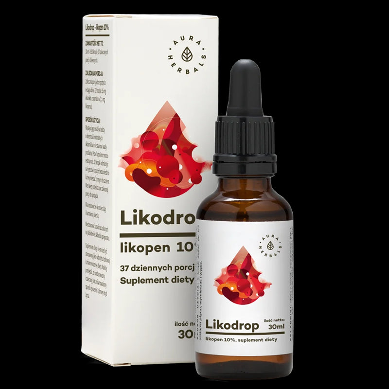 В покрепа на сърцето и простатата - Ликопен - Likodrop, 15 mg x 30 ml капки Aura Herbals - BadiZdrav.BG