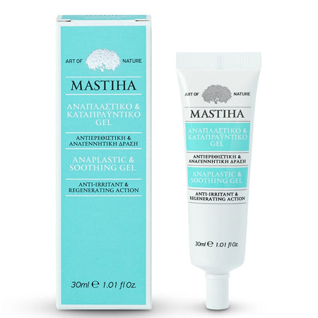 Възстановяващ  и успокояващ гел с Мастиха за суха и раздразнена кожа, 30 ml Mastiha