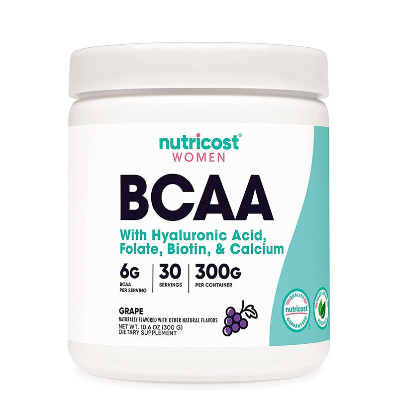 Верижно-разклонени аминокиселини за жени - BCAA - (с вкус на грозде), 300 g прах