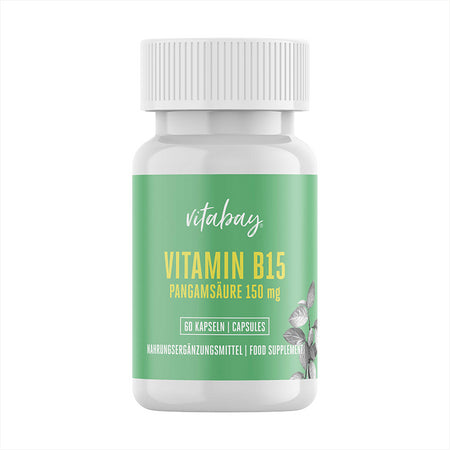 Vitamin B15 / Витамин В15 (Пангамова киселина), 60 капсули - BadiZdrav.BG