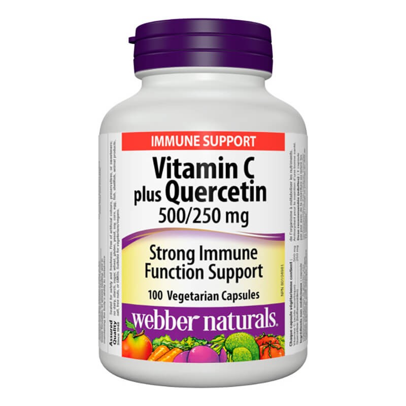 Vitamin C plus Quercetin - Витамин С 500 mg + кверцетин 250 mg, 100 капсули - BadiZdrav.BG