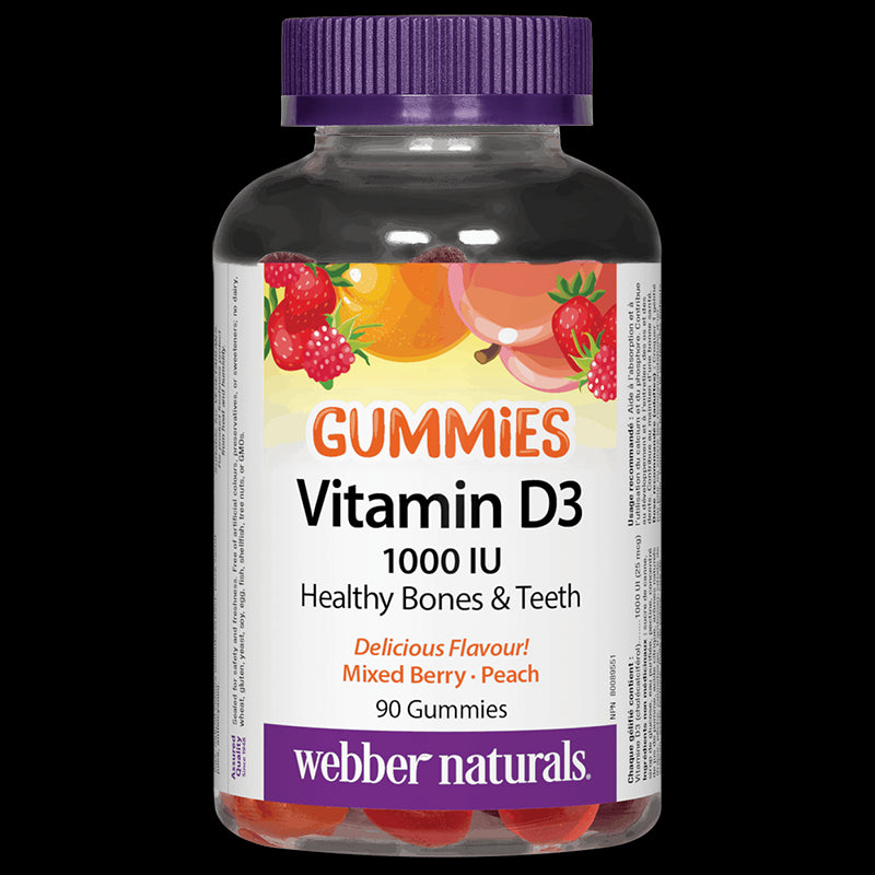 Vitamin D3 Gummies / Витамин D3, 1000 IU, 90 желирани таблетки - BadiZdrav.BG