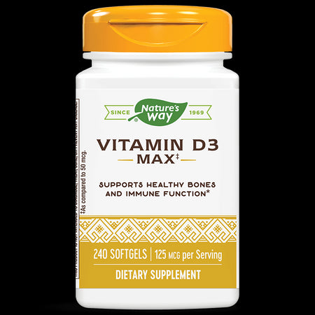 Vitamin D3 Max/ Витамин D3 5000 IU х 240 софтгел капсули
