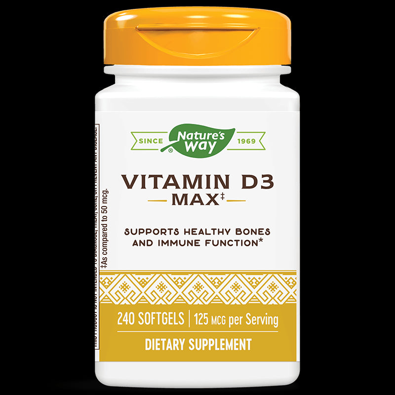 Vitamin D3 Max/ Витамин D3 5000 IU х 240 софтгел капсули