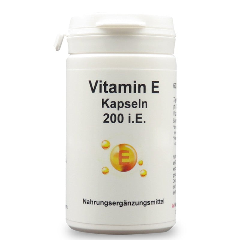 Витамин Е (d-алфа токоферол и слънчогледово масло), 134 mg x 60 капсули - BadiZdrav.BG