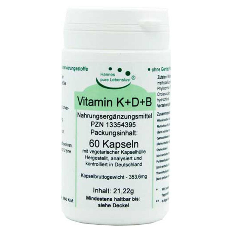Vitamin K + D + B - Витамин K + D + B, 60 капсули El Compra - BadiZdrav.BG