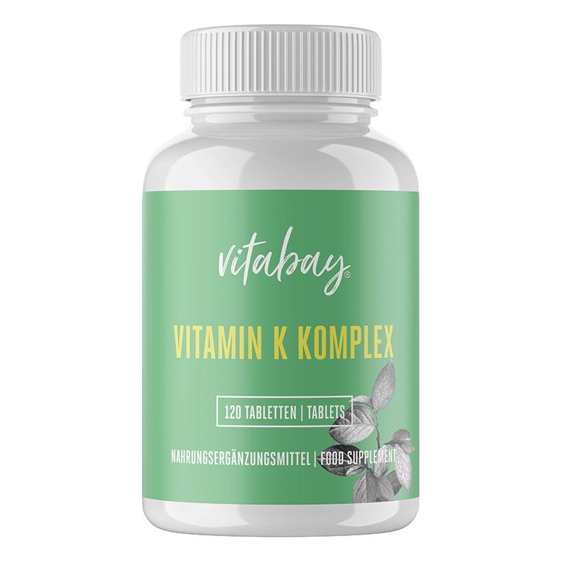Vitamin K Komplex - Витамин К комплекс, 120 таблетки Vitabay