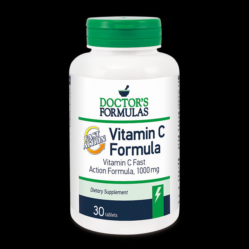 Витамин С (с бързо усвояване) - 1000 mg , 30 таблетки Doctor’s Formulas - BadiZdrav.BG