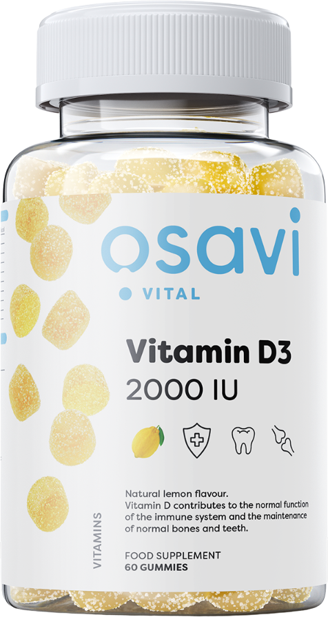 Vitamin D3 2000 IU | Chewable - BadiZdrav.BG