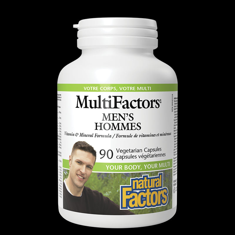 Витамини и Минерали за Мъже MultiFactors, 90 V капсули Natural Factors