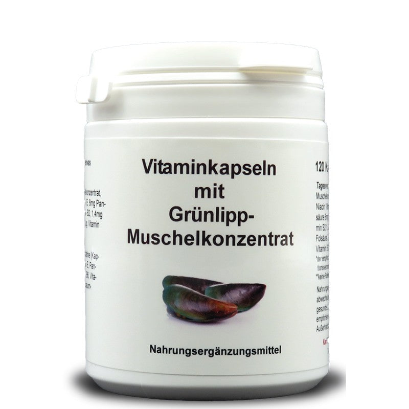 Vitaminkapseln mit Grünlipp-Muschelkonzentrat - Зеленоуста мида и витамини, 120 капсули Karl Minck - BadiZdrav.BG