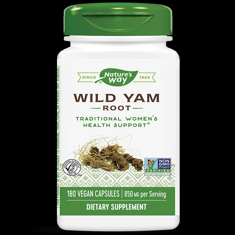 Wild Yam Root/ Див Ям (корен) 425 mg x 180 капсули Nature’s Way - BadiZdrav.BG