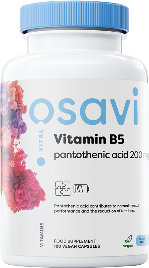 Vitamin B5 | Pantothenic Acid 200 mg - 