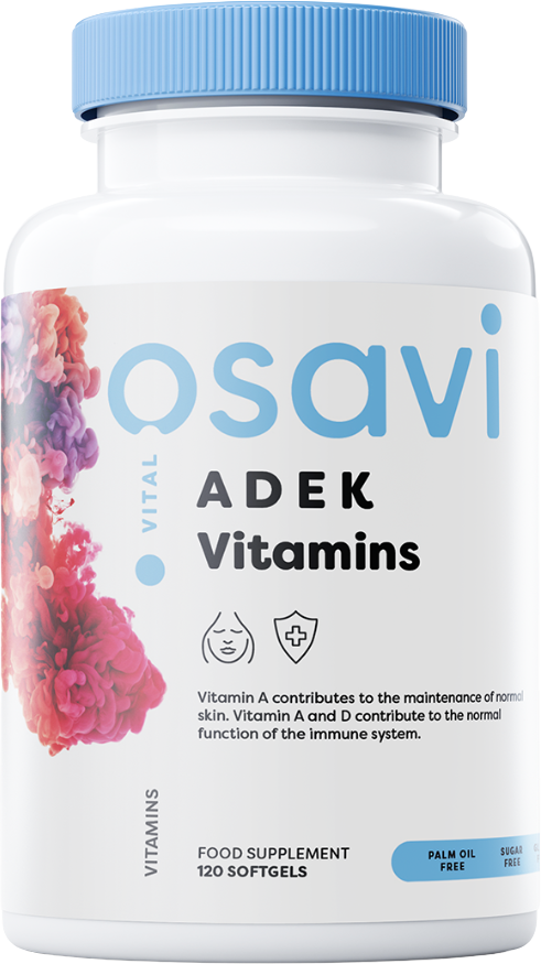 ADEK Vitamins | A + D + E + K | with Quali-D®
