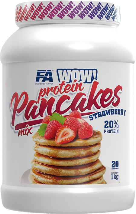 WOW ! Protein Pancakes | 20% Protein - No Sugar Added - Ягода