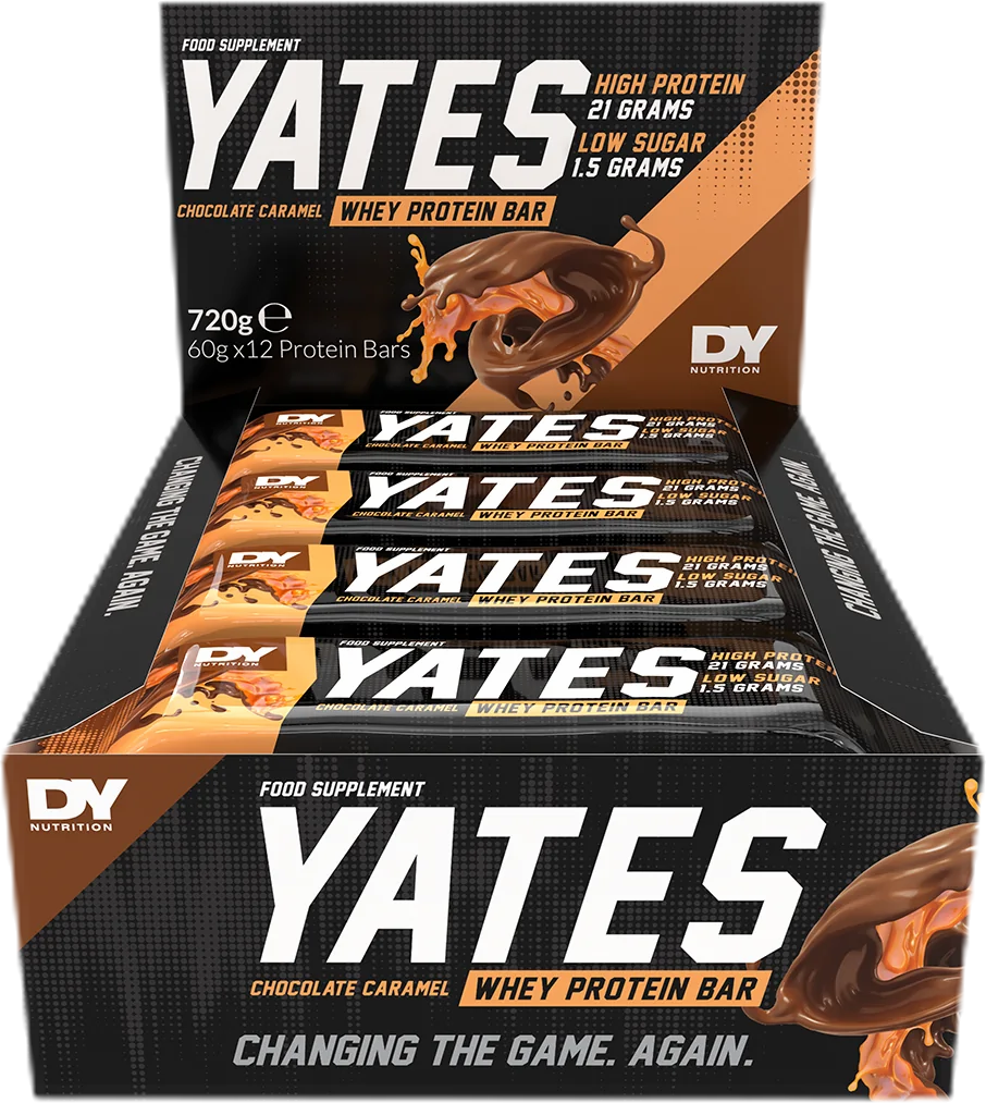 Yates Whey Protein Bar | No Sugar - Шоколад с карамел