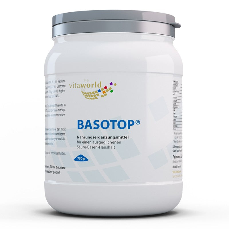 За балансиран алкално-киселинен баланс - BASOTOP, 750 g прах - BadiZdrav.BG