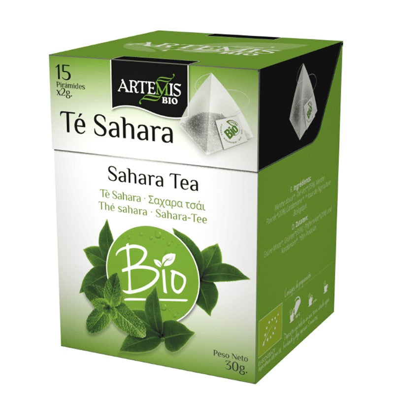 Зелен чай с мента Био, 15 филтърни пакетчета