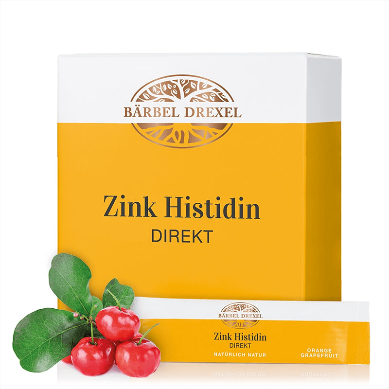 Zink Histidin DIREKT/ Цинк, хистидин и витамин С, 30 сашета х 2 gr /С вкус на портокал и грейпфрут Bärbel Drexel