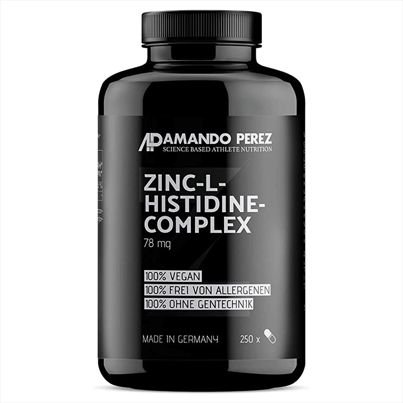 Zink L-Histidine Komplex / Цинк L-хистидин комплекс, 250 капсули Vitabay
